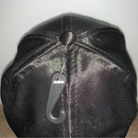 Women’s Size AUGUST HAT COMPANY Satin Polyester Black Hopeless Romantic Cap NWT - Picture 7 of 14